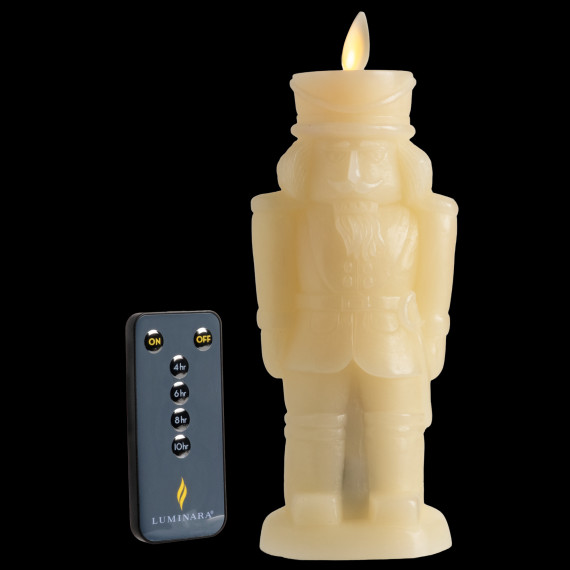 Luminara 8" Flameless Nutcracker Figural