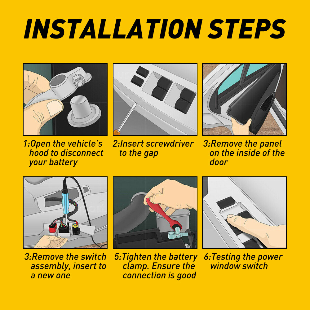 Driver Side Door Window Switch Panel Control For 2009-2012 Dodge Ram 1500 2500