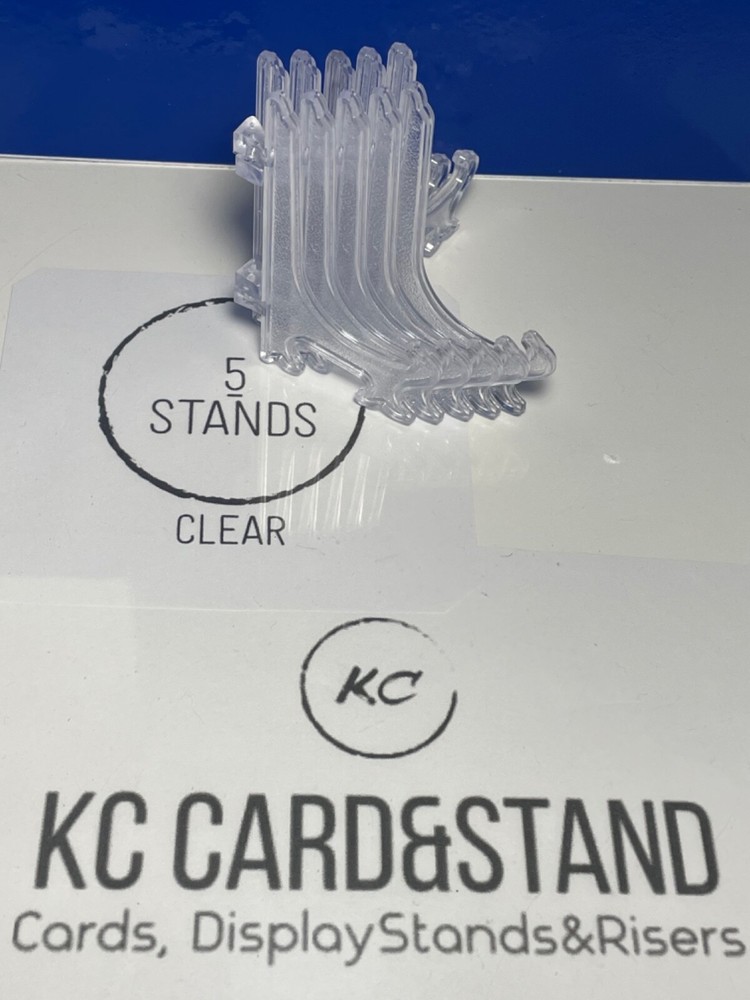 Card Stand - (5pc-Clear-Toploader) Card Display Stand