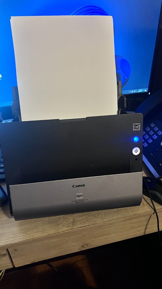 Canon Document Scanner imageFORMULA DR-C125 W/ AC Adapter