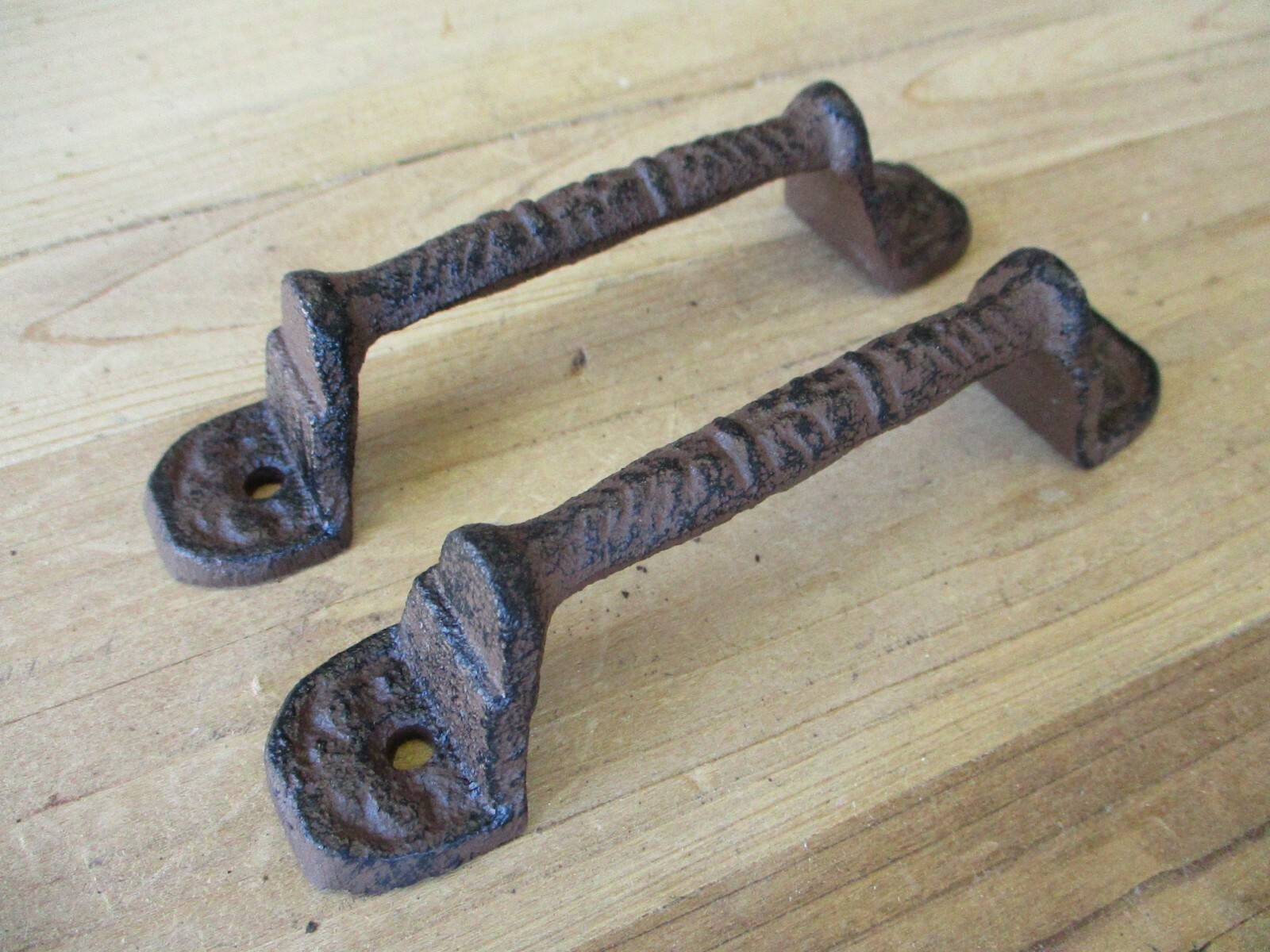 15 Handles Gate Drawer Pulls Pulls Shed Cabinet Door Handles Cast Iron RUSTIC