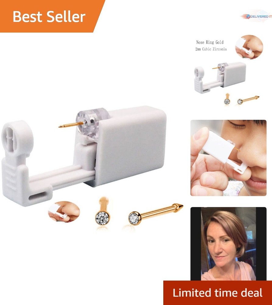 All-in-One Nose Piercing Kit - Personal and Professional Piercing Solution