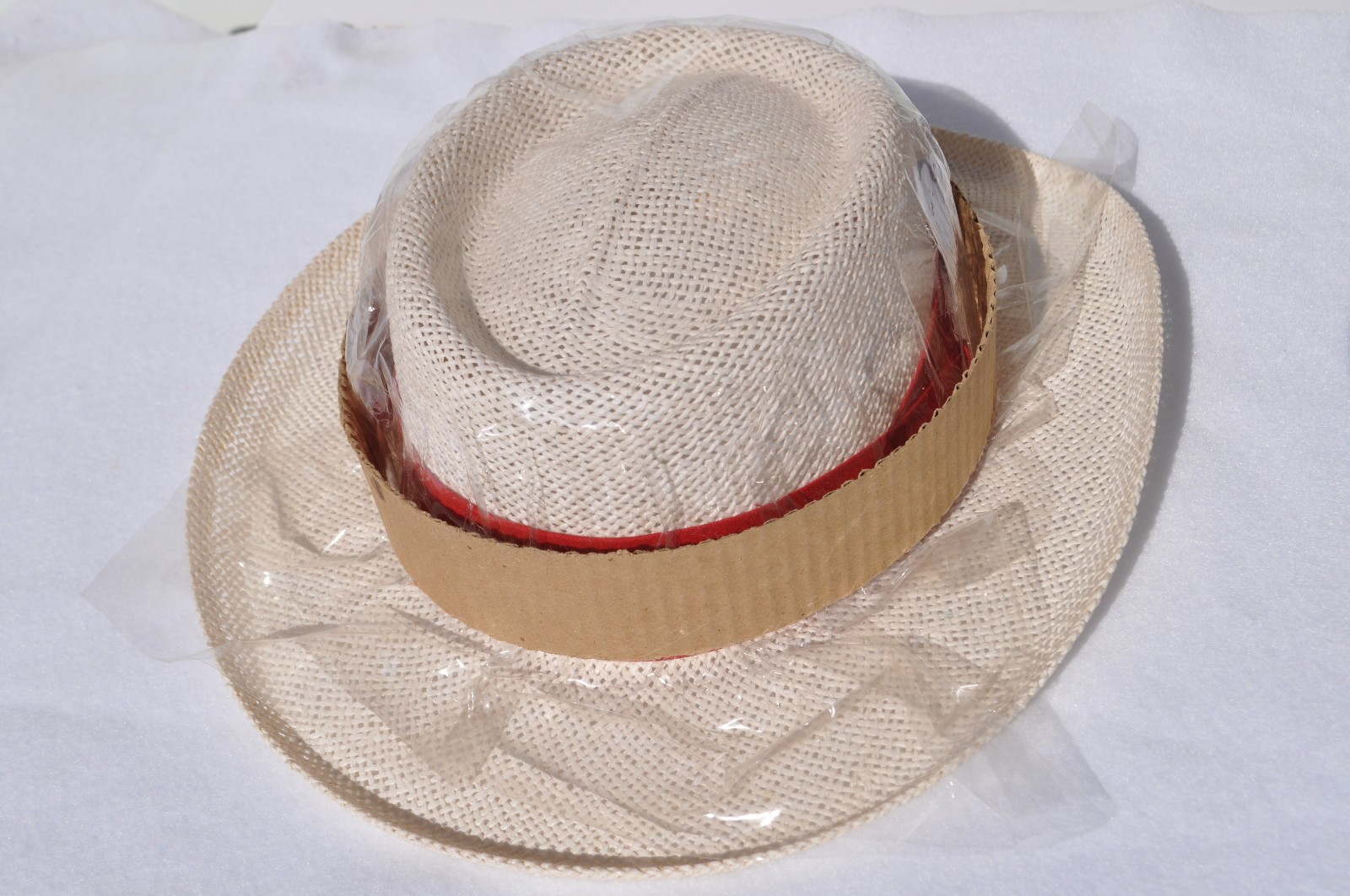Vintage New, Unused Conoco Straw Hat W/ Headband Gas Service Classic Memorabilia