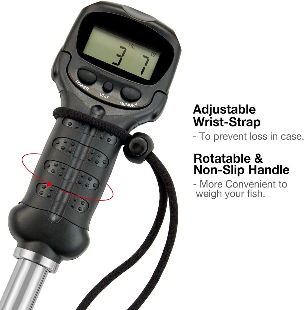 Memory Function Fishing Scale with Saltwater Resistance