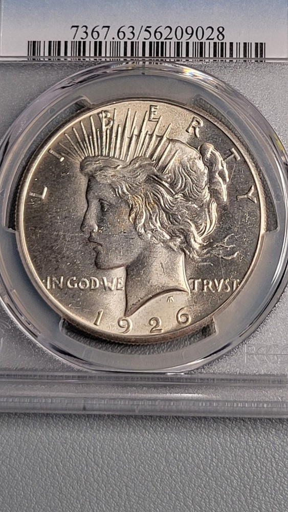 1926 P Peace Dollar - PCGS MS63