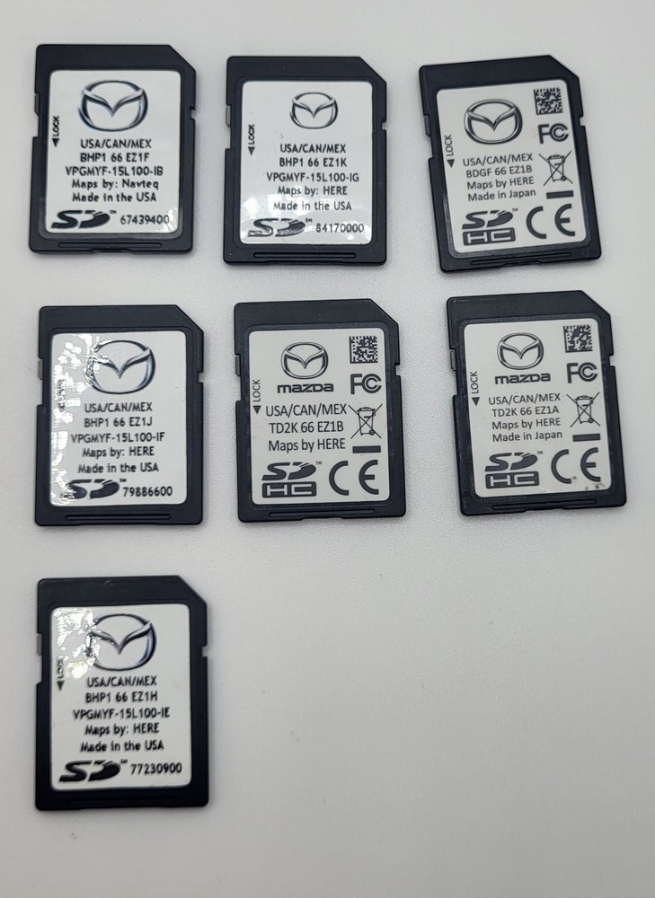 Mazda GPS Navigation SD Card Nav Card OEM