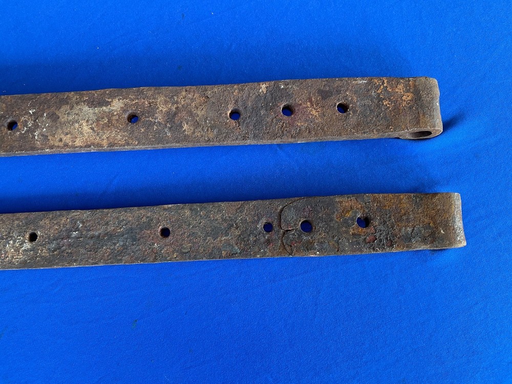 Antique Iron STRAP HINGES 25 1/2" long