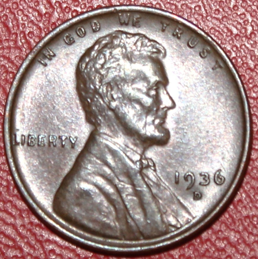 1936-D 1C BN Lincoln Cent  UNC  2130