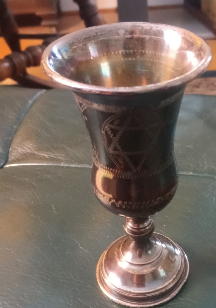 Vintage Sterling Silver Kiddush Cup