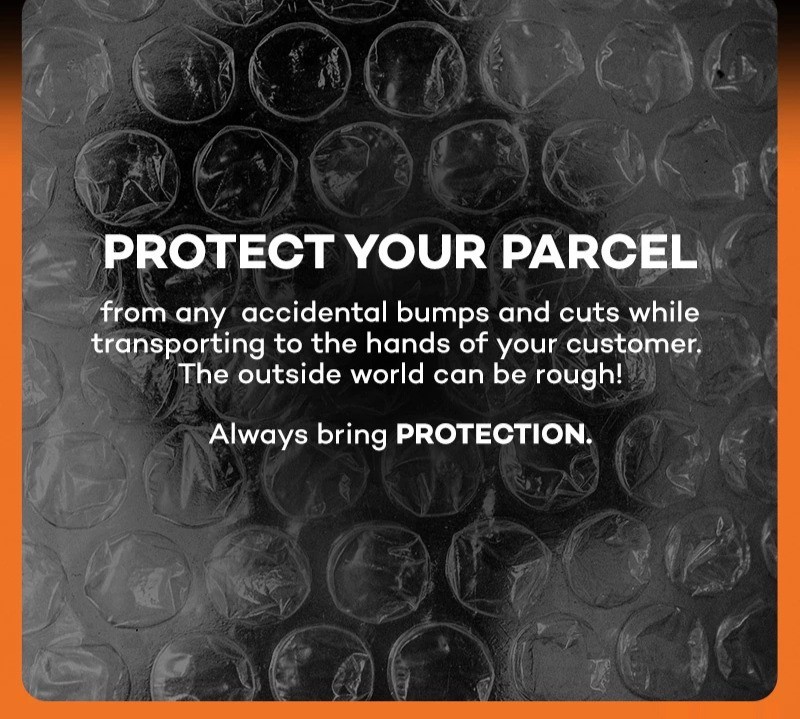 BUBBLE WRAP ROLL FOR PACKAGING SINGLE LAYER DOUBLE LAYER 20CM X 100M FREE SHIP