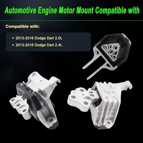 Engine Motor Mount Compatible with 2.0L 2.4L Replacement 2013-2016 Dodge Dart