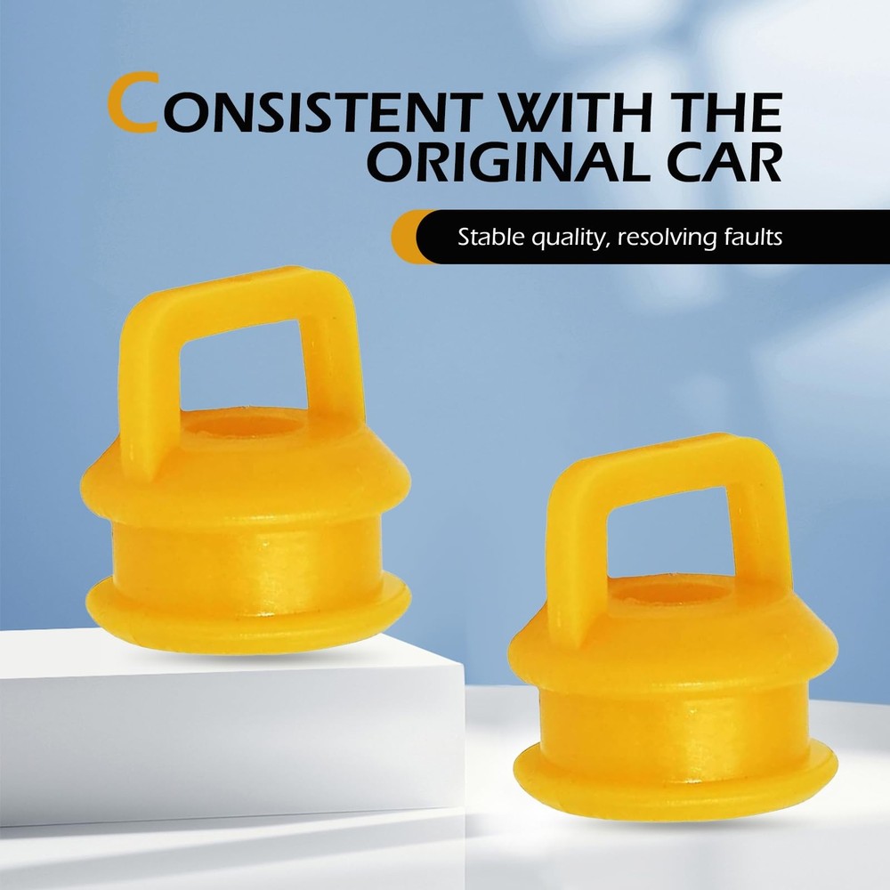Bawkars 2 PCS Shift Cable Linkage Bushing, Transmission Shifter Orange
