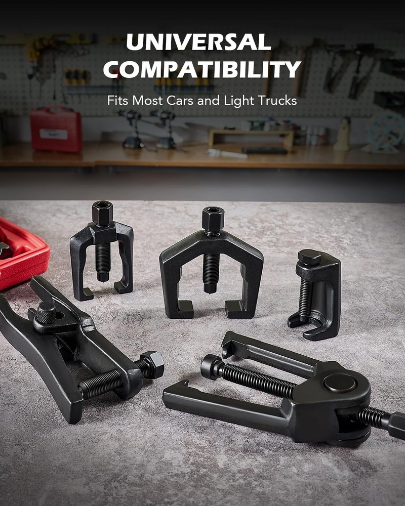 Orion Motor Tech 5-in-1 Ball Joint Separator & Puller Tool Set