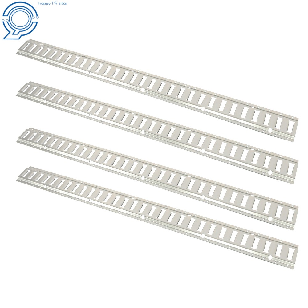 4 Pack 5' E Track Tie Down Rail Kit For Truck Trailer Cargo Van Galvanized