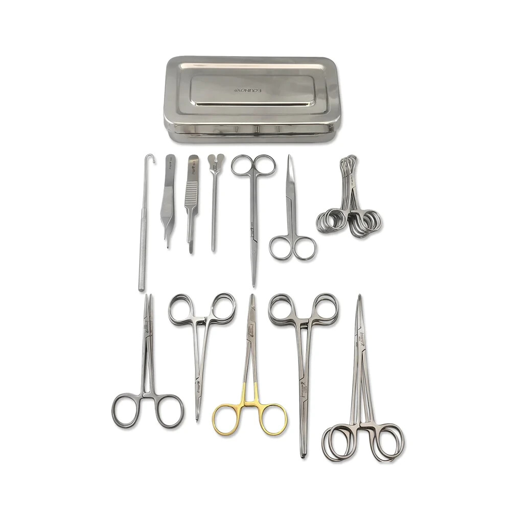 Complete General Surgery Kit of 21 Pcs with SS Case