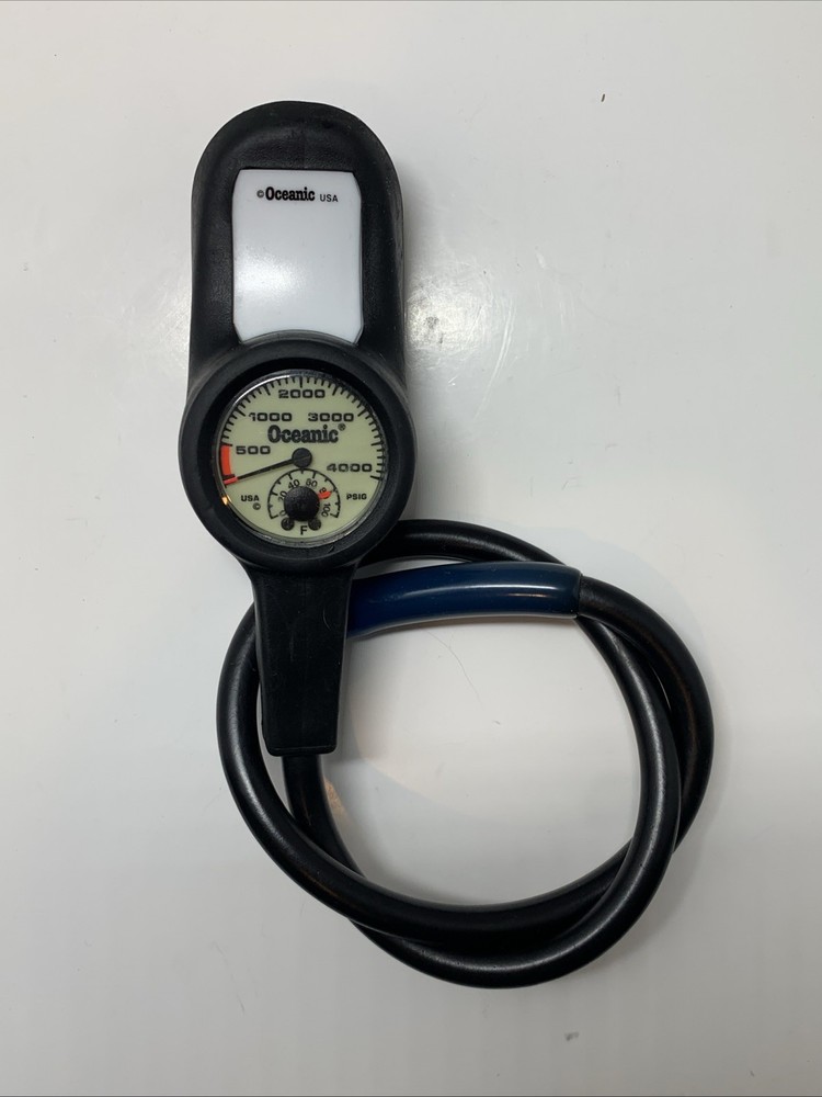 Oceanic Depth PSIG Gauges Combo- Used- As Is