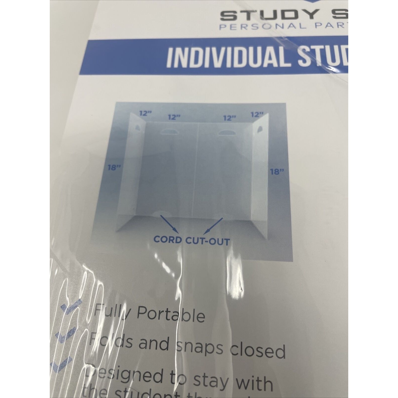 Study Safe Individual Study Barrier Personal Partitions