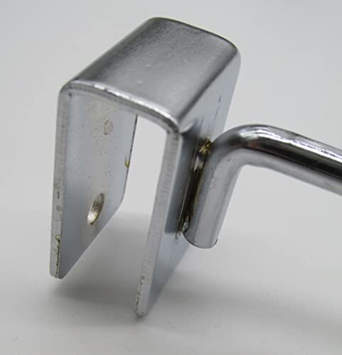 H9 9" Display Hooks for Rectangular Tubing, Chrome