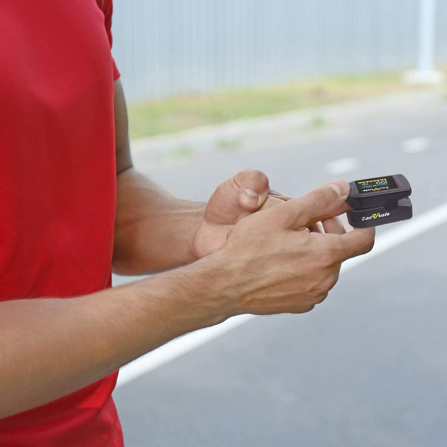 Zacurate 500C Fingertip Pulse Oximeter SpO2 Blood Oxygen Level Monitor O2 Meter