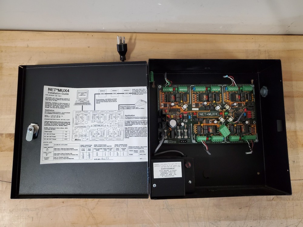 New NET MUX4 Hirsch Electronics Network Multiplexor