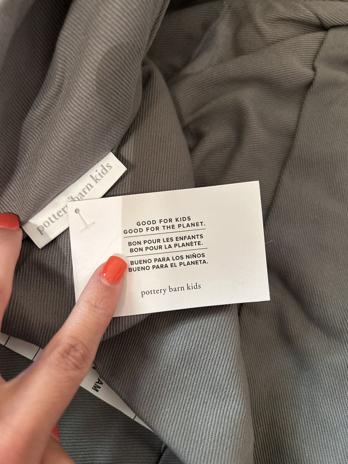 Pottery Barn Kids Star Wars Grogu Regular Anywhere Chair Cover ONLY MONO “KAI”