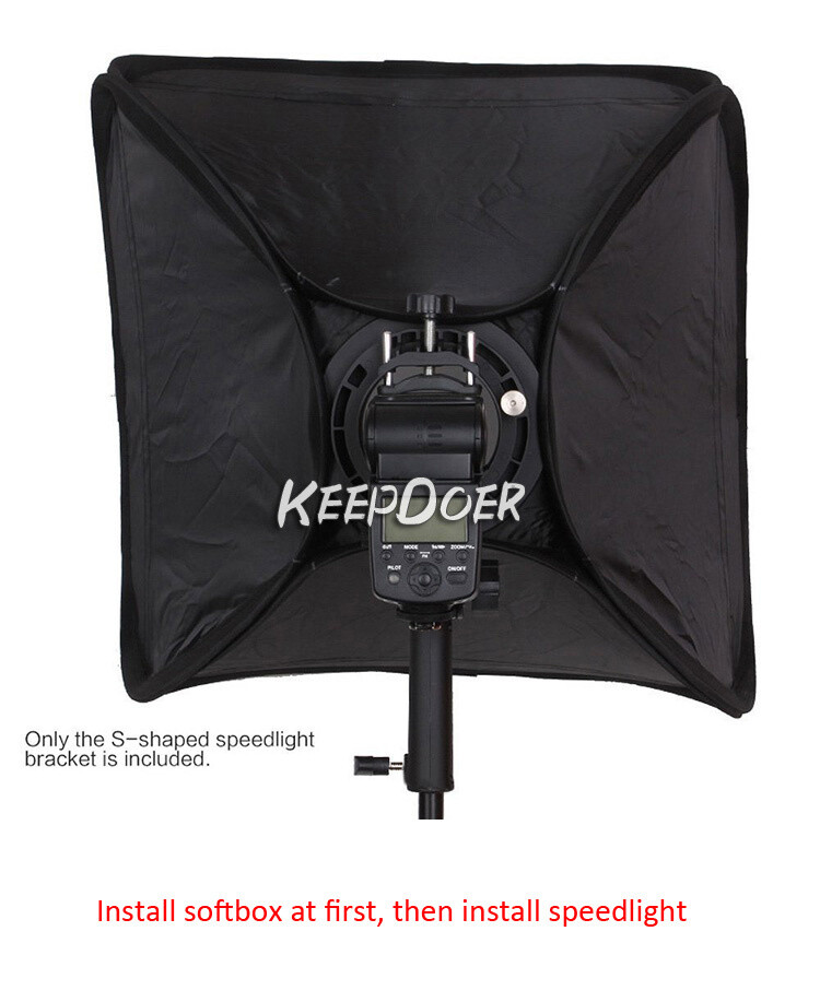 Flash Lamp Light Speedlight Bracket Holder Stand Support Umbrella Softbox Chuck