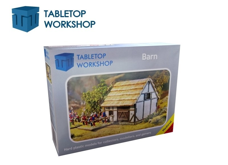 TABLETOP WORKSHOP Medioeval Barn 28MEDBARN For 28mm Figures