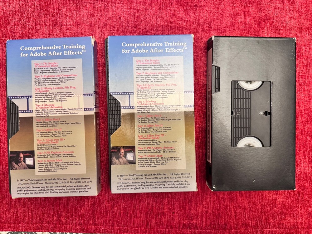adobe after effects vhs video training