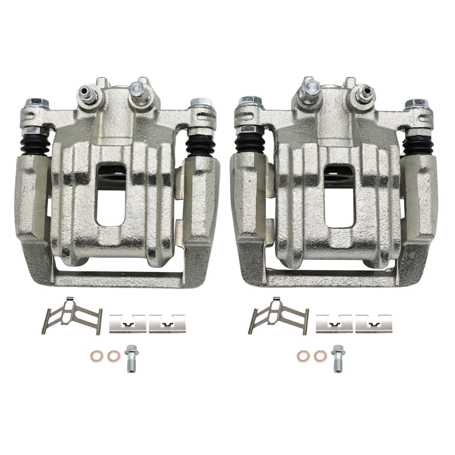 2Pcs Rear Brake Calipers w/ Bracket for 2007-2016 Honda CR-V 2013-2018 Acura RDX