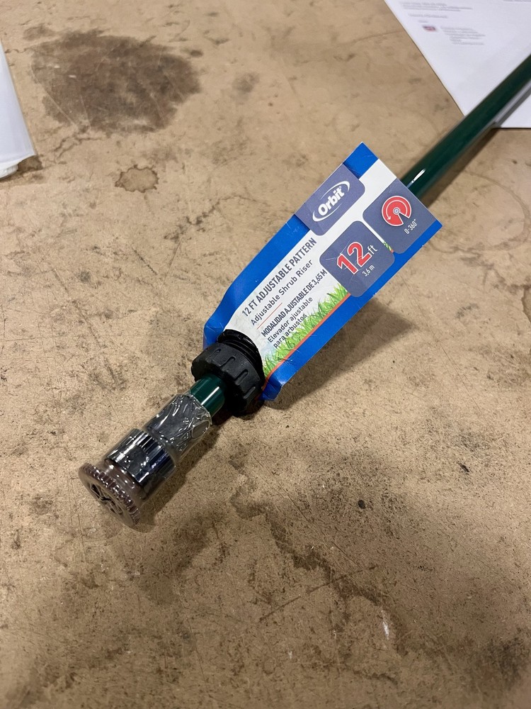 (12-Pack) Orbit 12 Ft Adjustable Pattern Adj Shrub Riser 26-48" Height - New