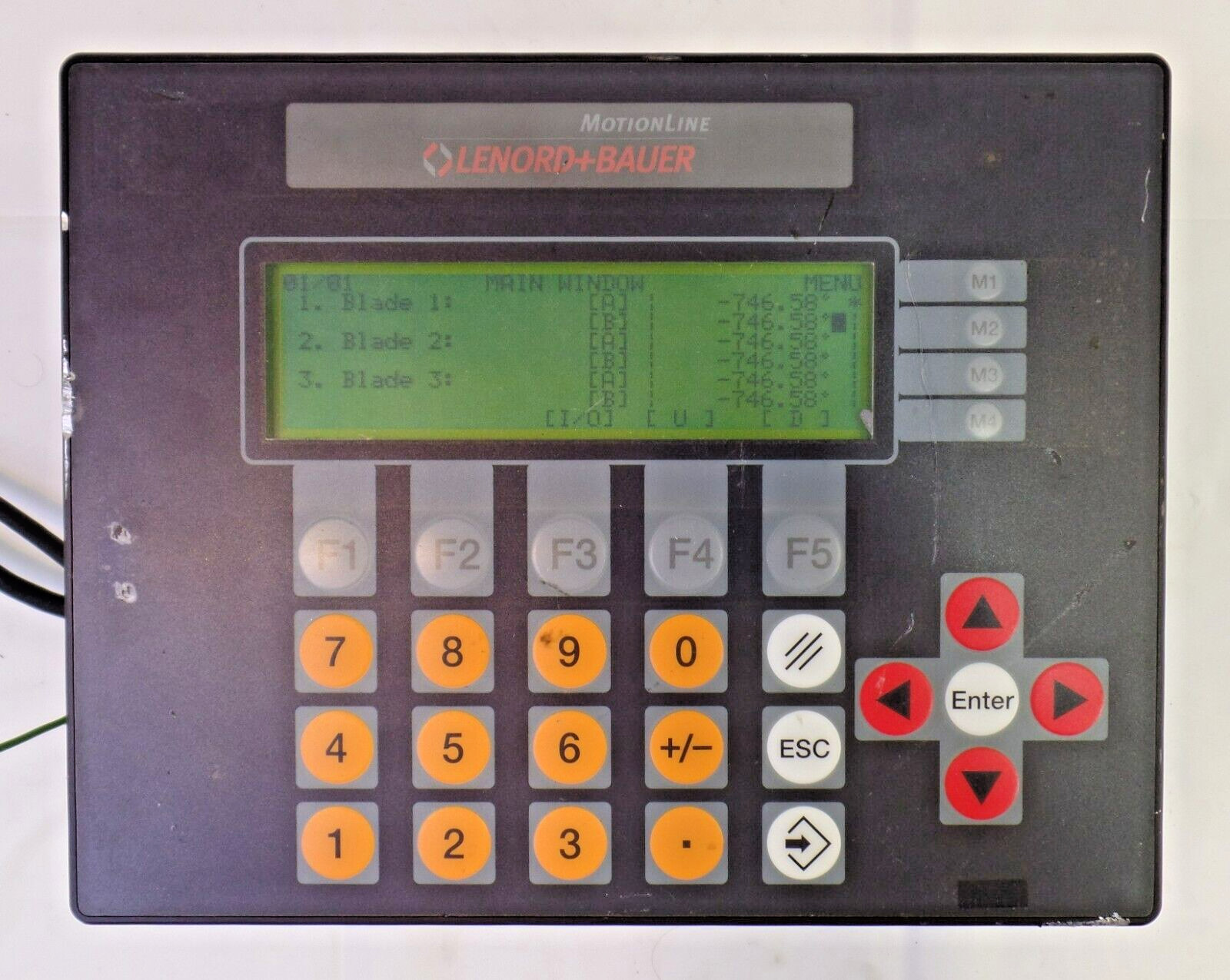 Lenord Bauer MotionLine Pitch Controller GEL 8230Y005, For Parts/ Repair