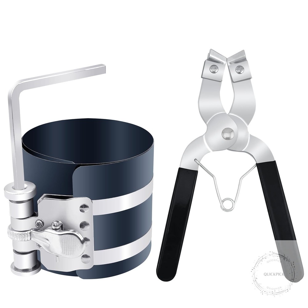 Piston Ring Compressor Installer Removal Tool for Car Engine with Piston Install
