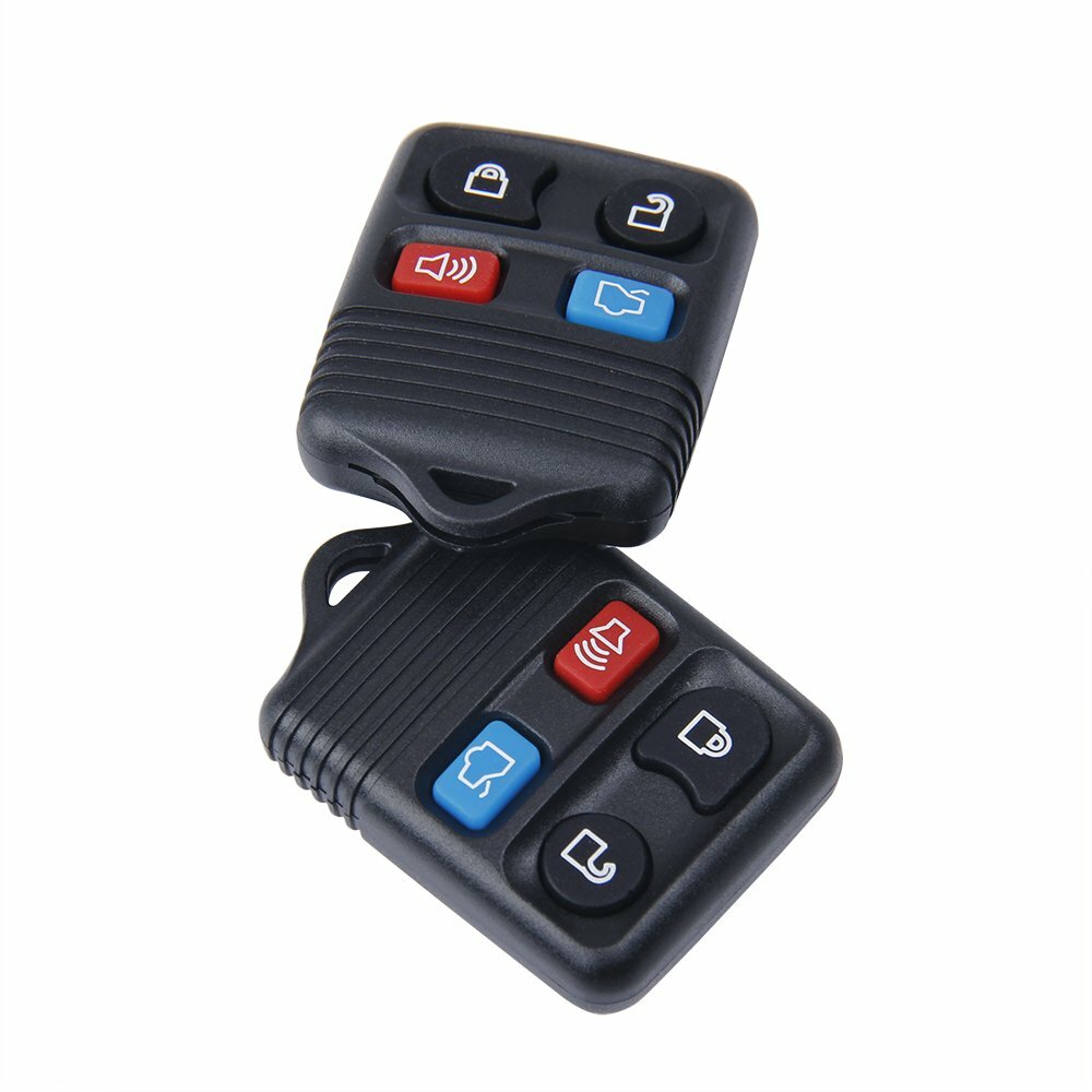2 Replacement Keyless Entry Remote Control Key Fob Clicker Transmitter 4 Button