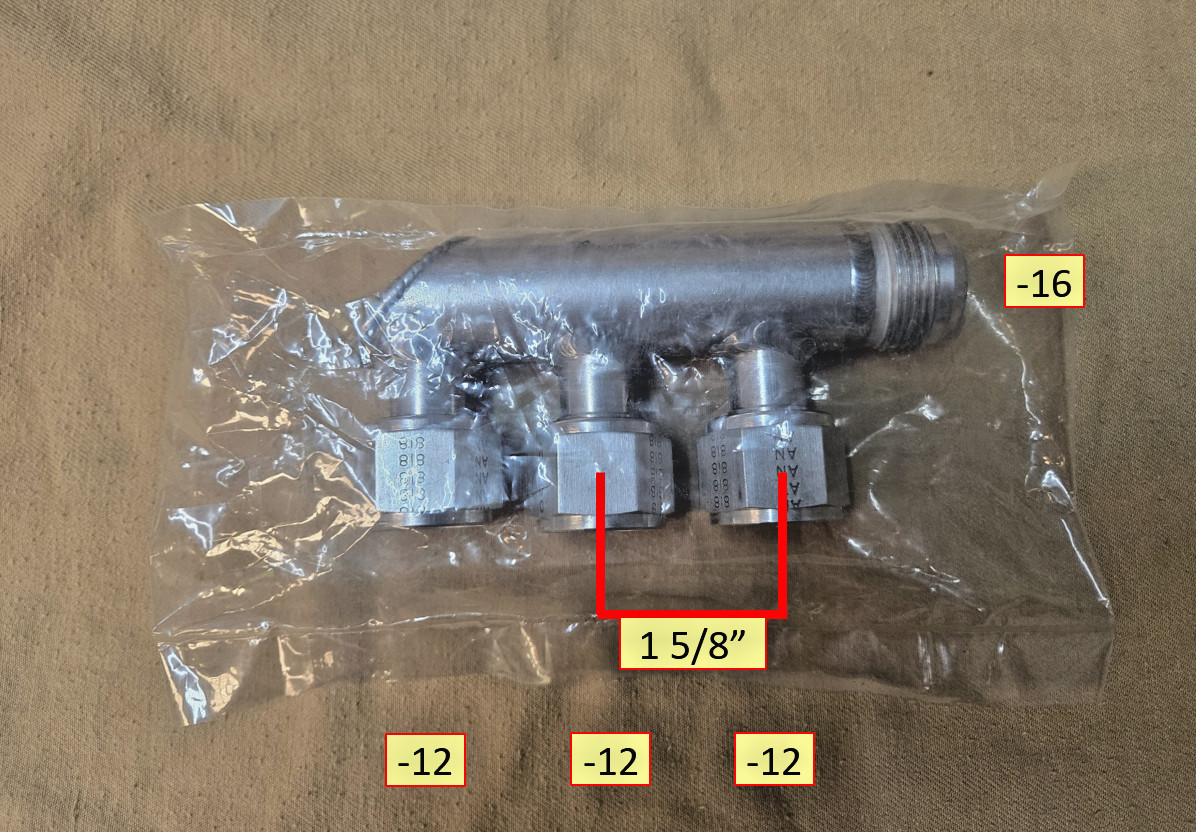 Weaver 10-0303 - 4 Stage Dry Sump Manifold