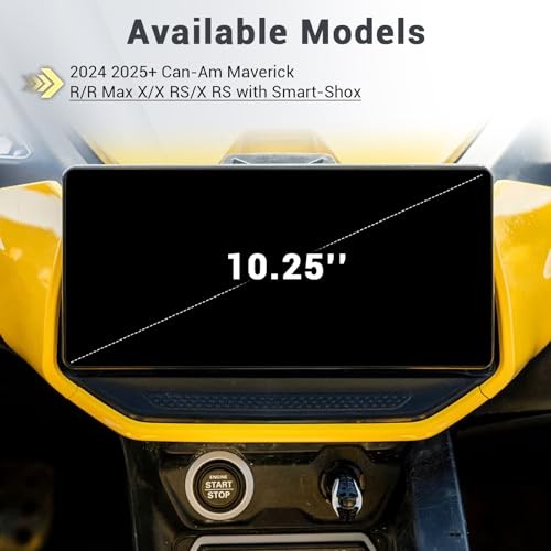 Compatible with 2025 2024 Can Am Maverick R Screen Protector Maverick R 10.25″