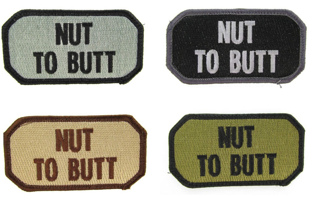 CLEARANCE - NUT TO BUTT Morale Patch - Various Colors