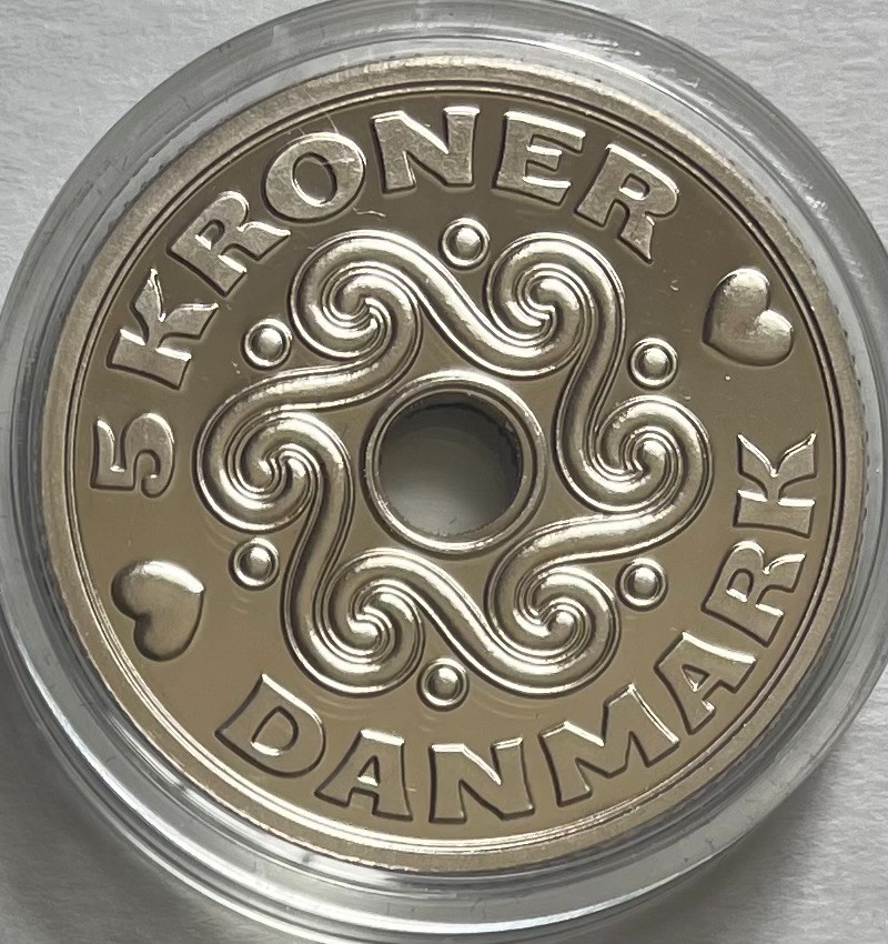 Denmark 5 Kroner 2016 - Proof - 800 issued