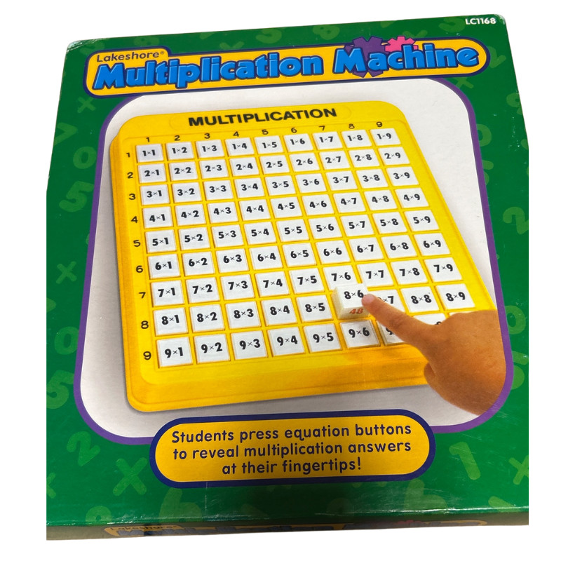 Lakeshore Learning Multiplication Machine LC1168 Self Check Math Toy