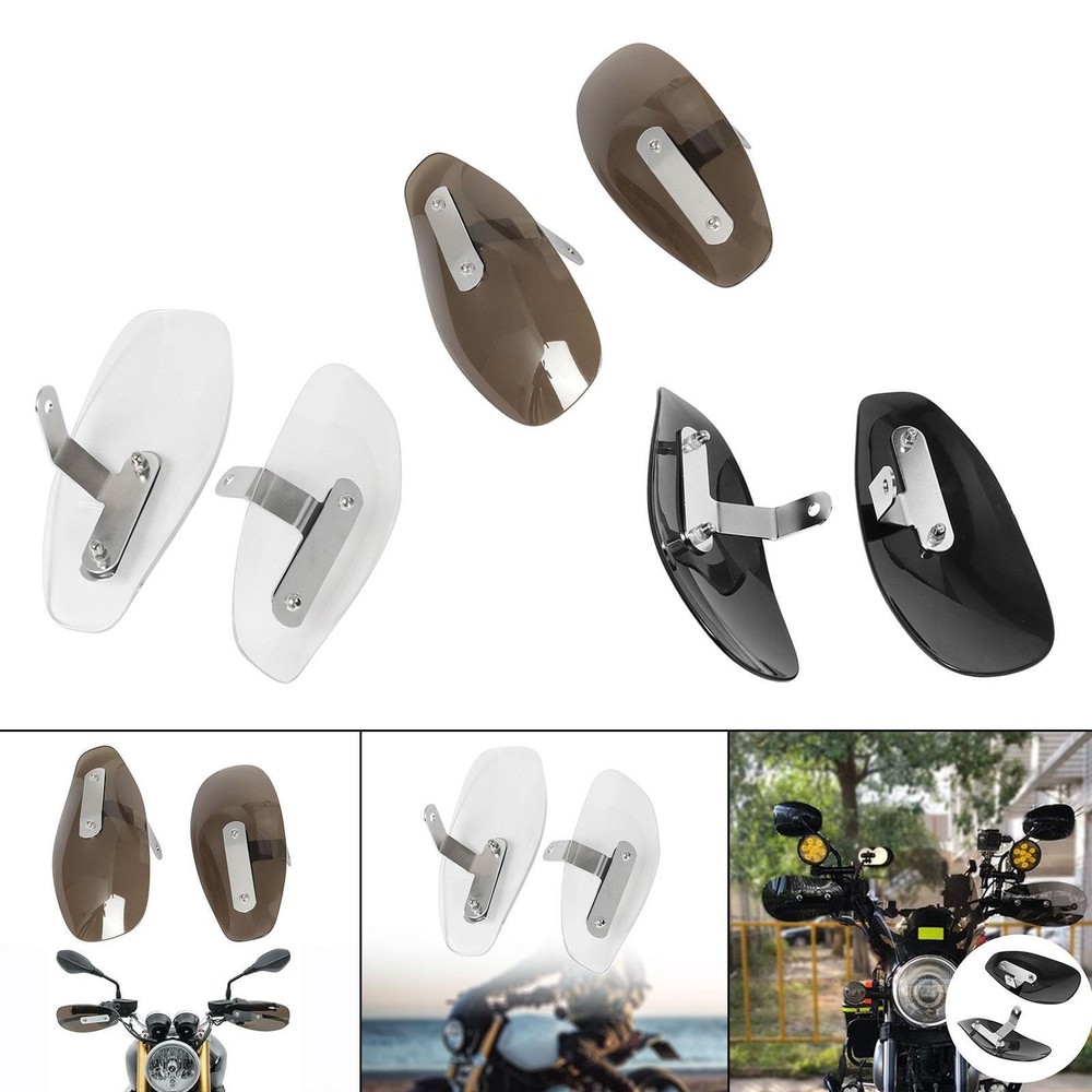 2x Motorcycle Handguards Wind Deflector Directly Replace Easy Installation