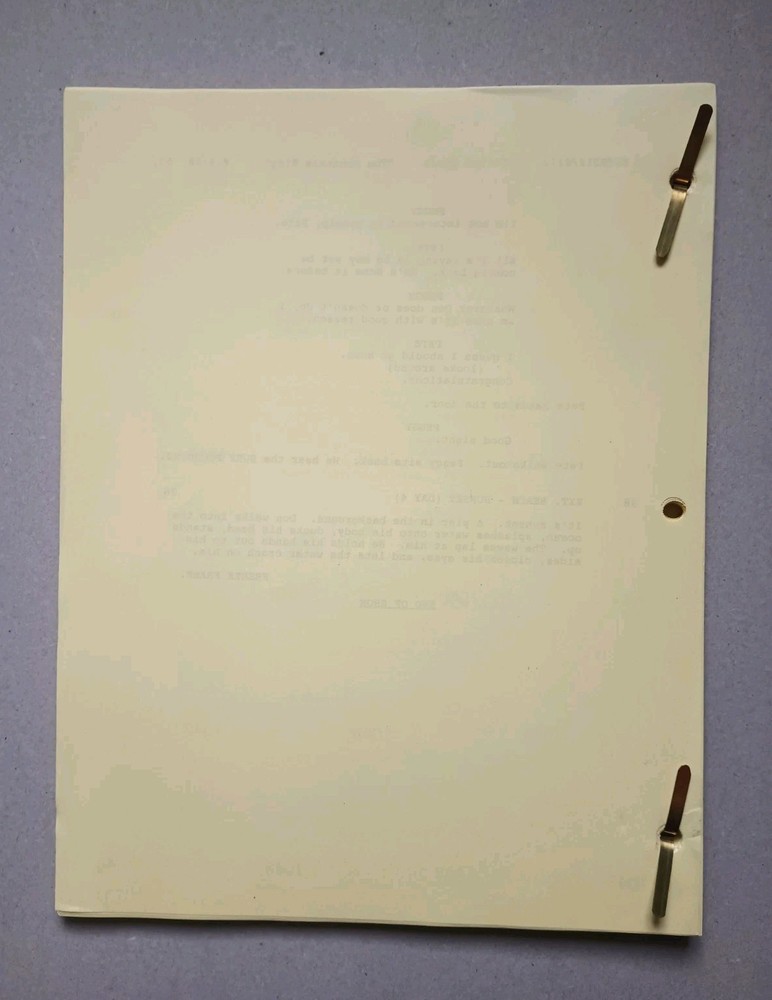 MAD MEN TV SCRIPT 'The Mountain King' Yellow Production Draft