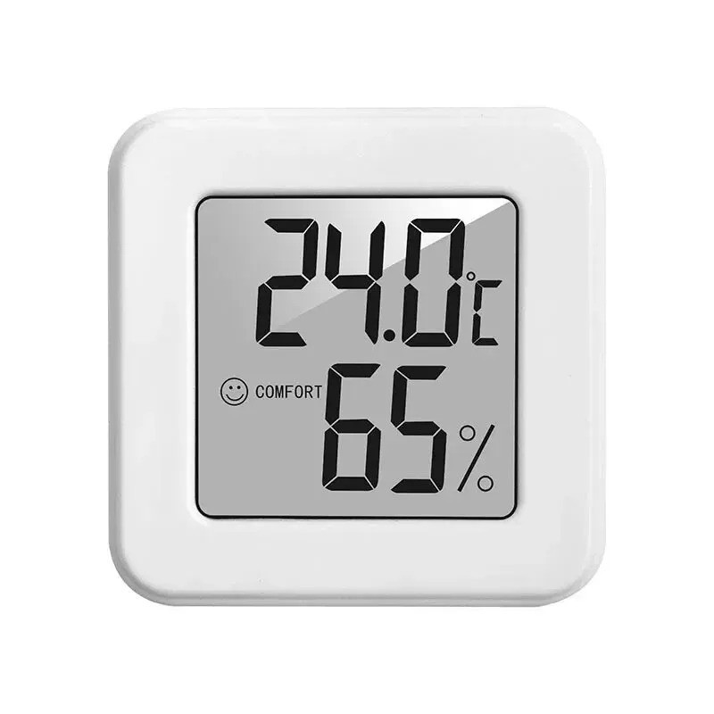 THERMOMETER INDOOR Digital LCD Hygrometer Temperature Humidity Meter Alarm Clock