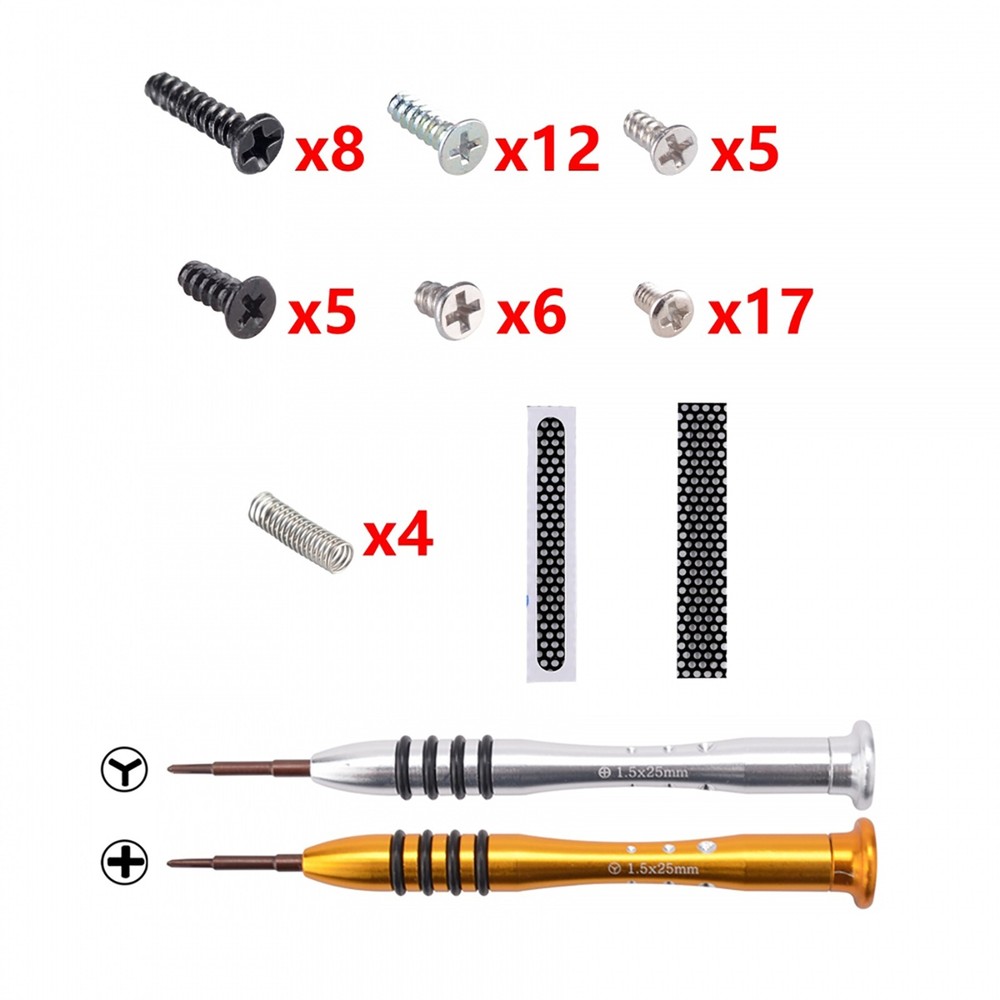 Replacement Case Faceplate Backplate Buttons Kit Clear For Nintendo Switch Lite