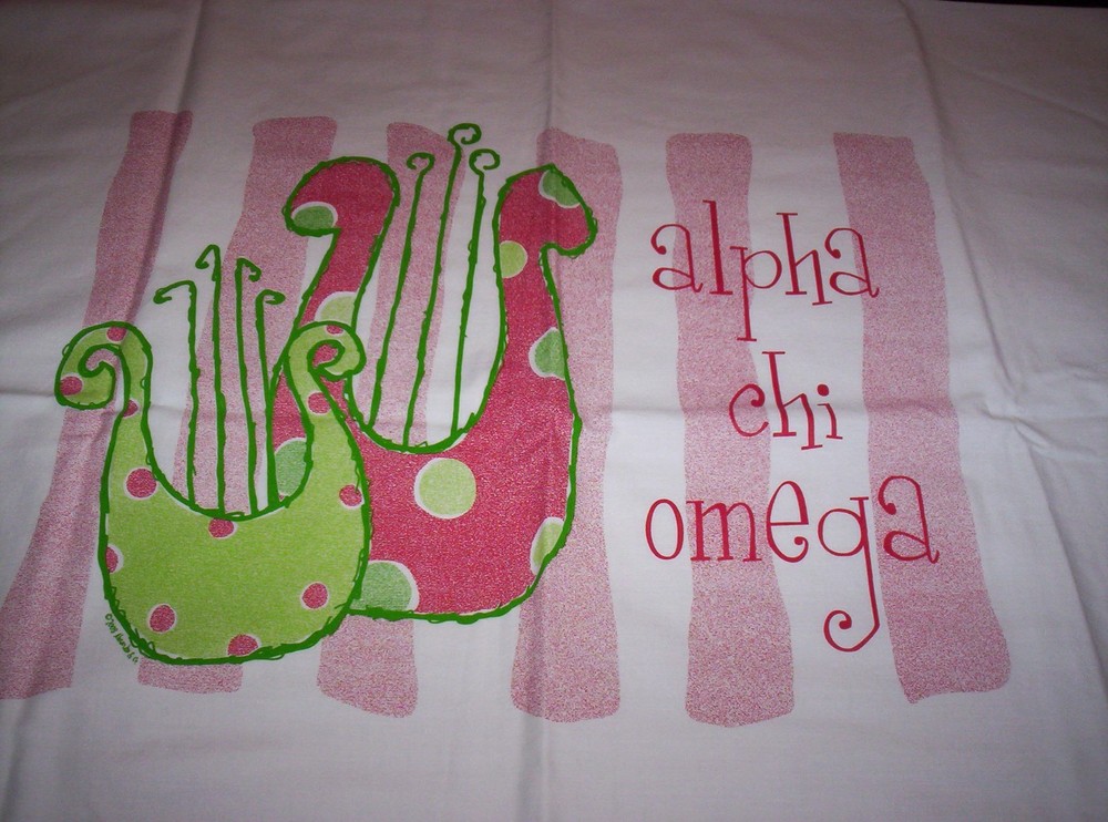 Alpha Chi Omega Pillowcase