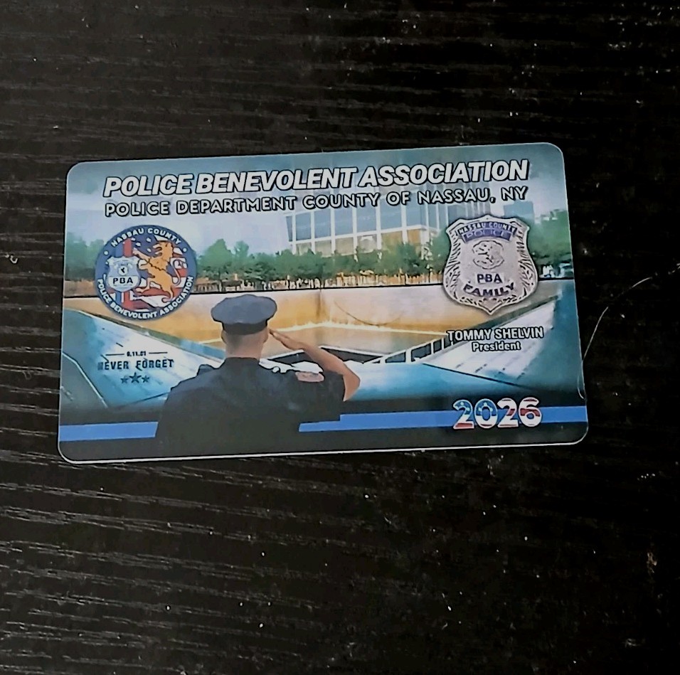 New York Nassau County Card Twenty Twenty Six. Not PBA. Genuine Mint...