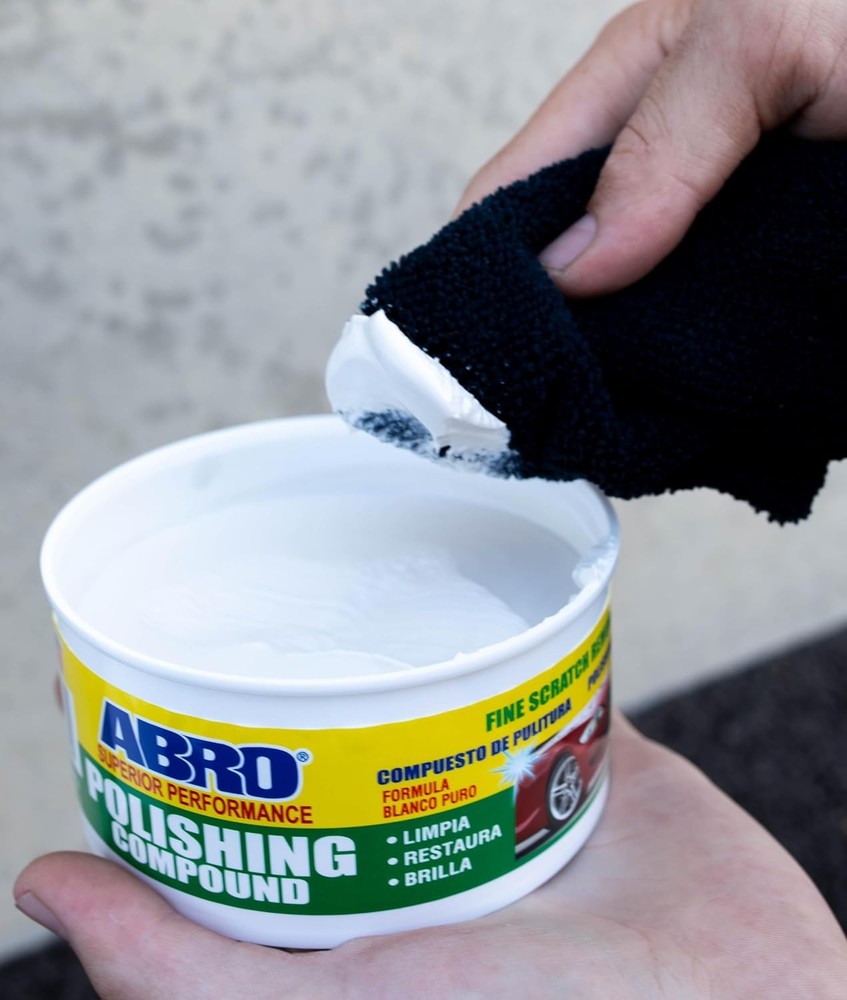 ABRO Superior Performance Car Polishing Compound 10 Oz,