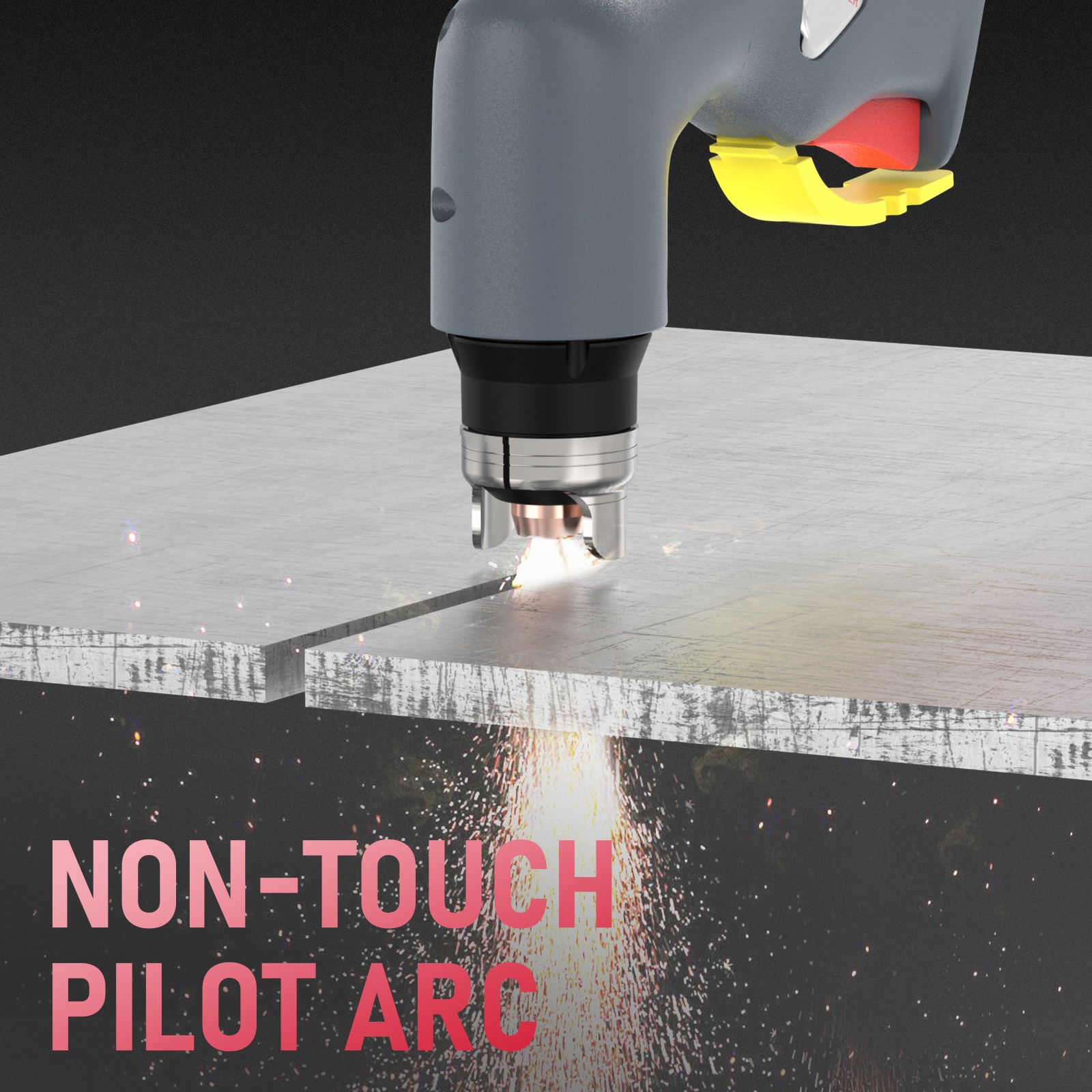 65Amp Plasma Cutter Non-HF Pilot Arc, Dual Voltage 110V/220V, Digital Display