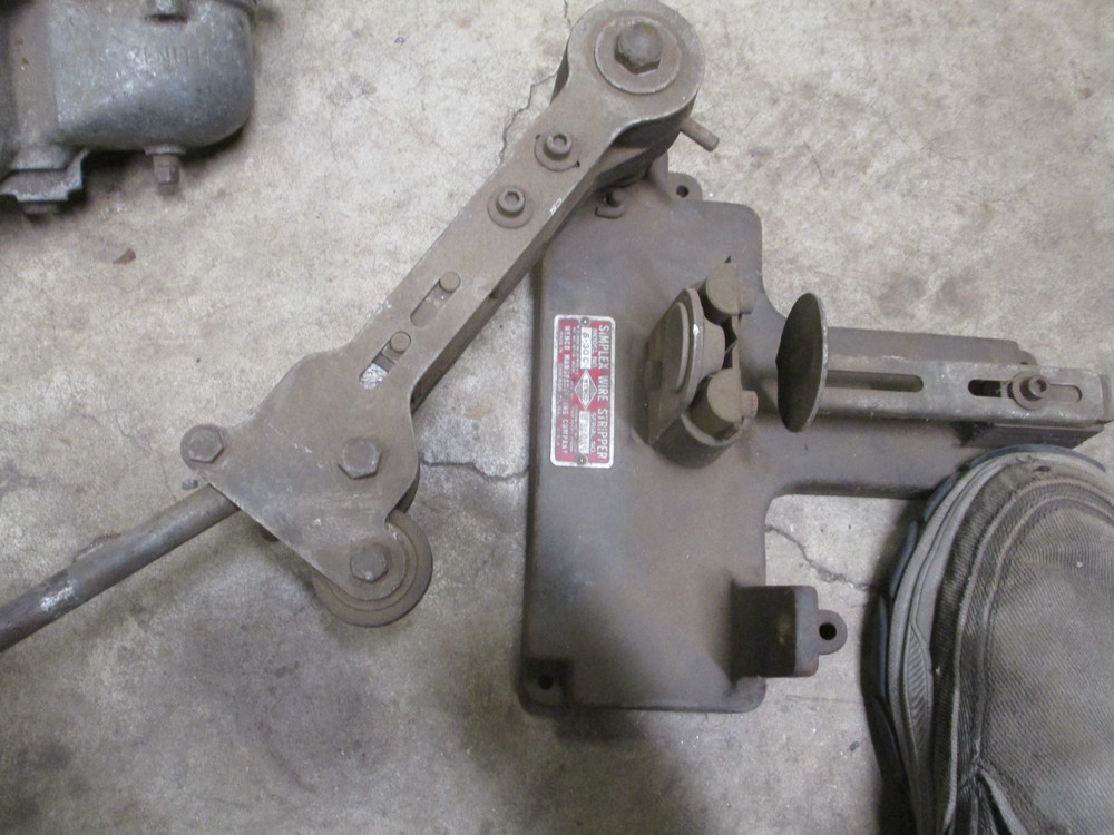 Wenco Simplex S30C Battery Cable Multi Conductor Wire Stripper Stripping Machine