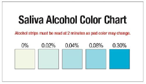 (25 Pack) Instant Saliva Alcohol Test