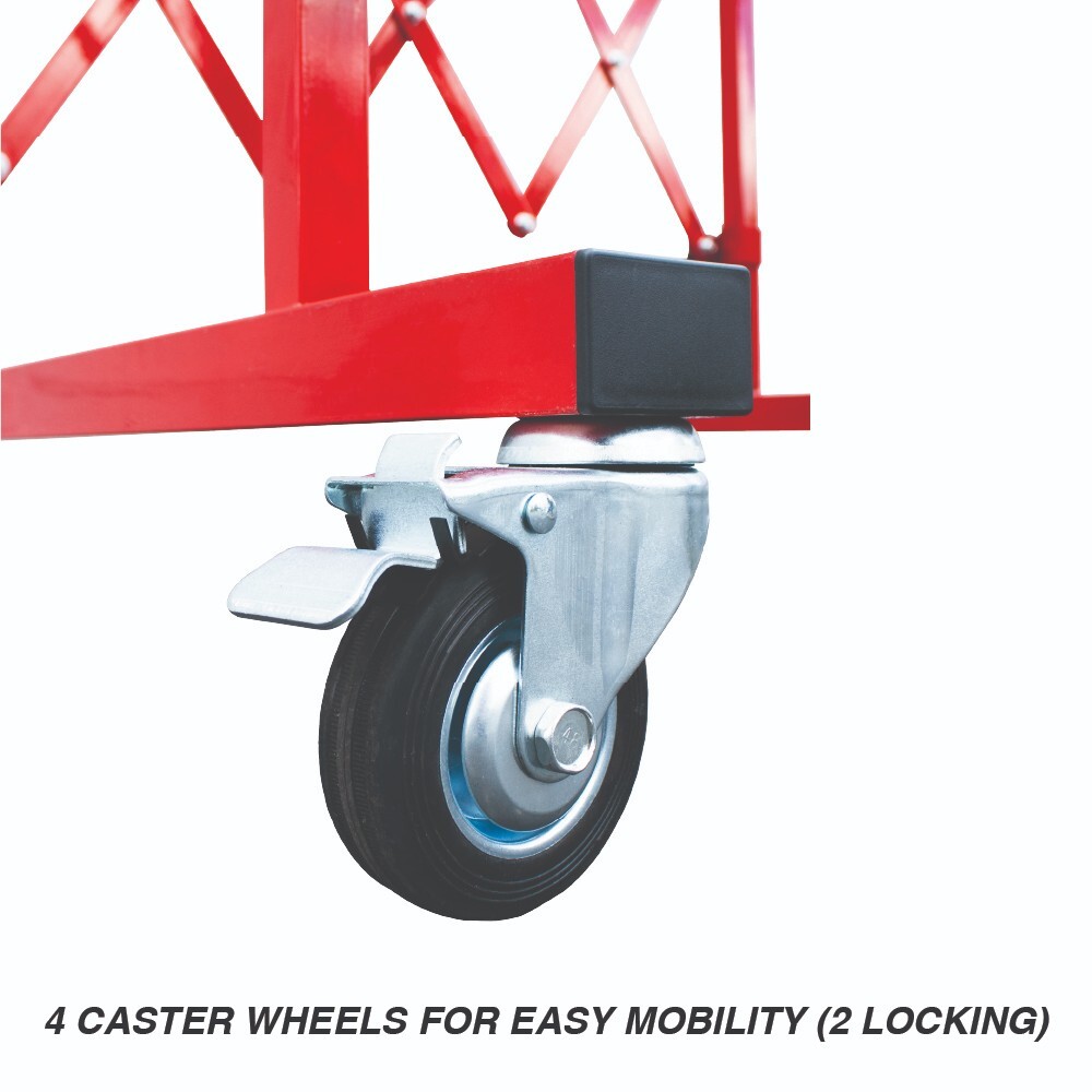 Mobile Telescopic Expandable Universal Paint Stand - Adjustable Body
