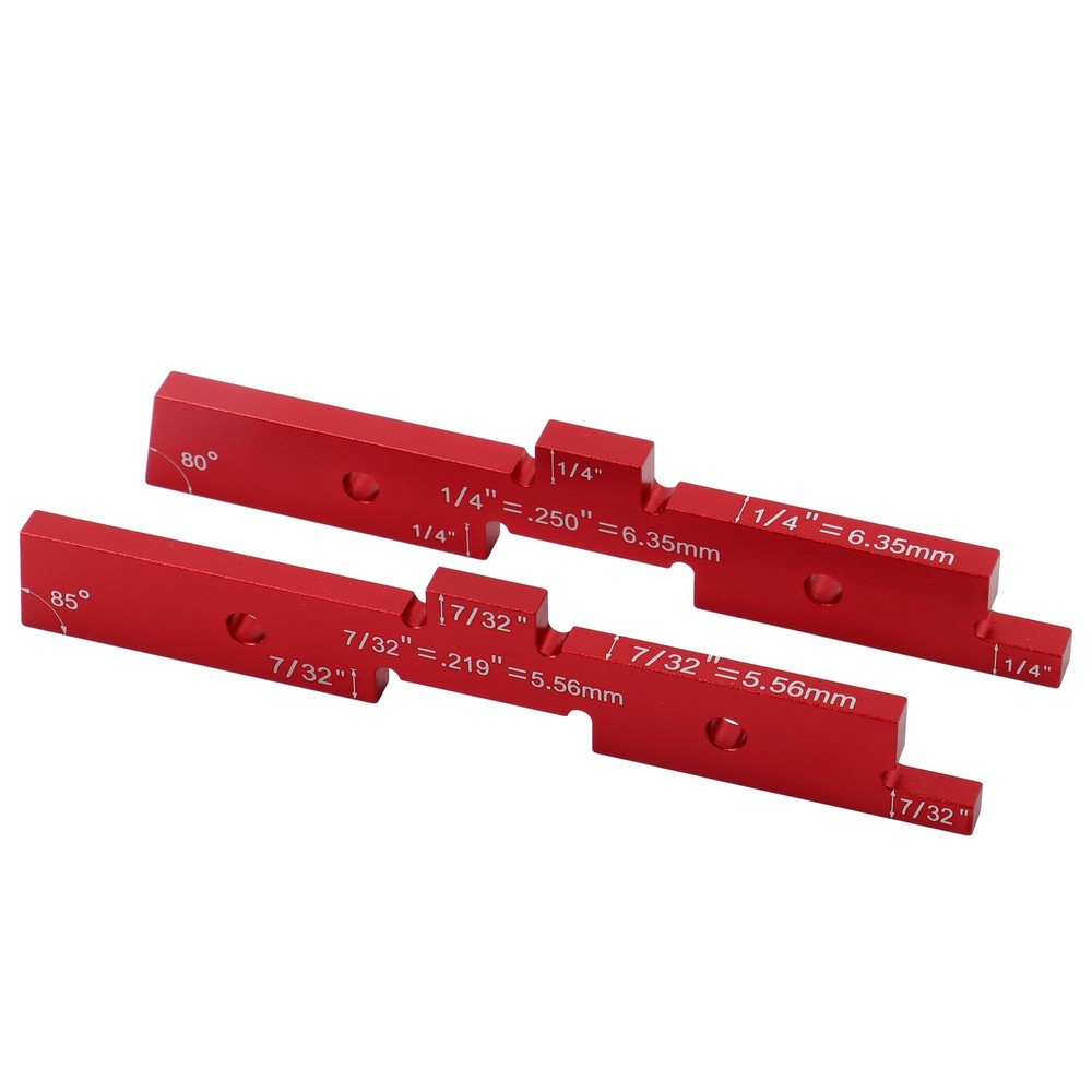 14 Pack Setup Blocks Woodworking Aluminum Precision Router Table Setup Bars